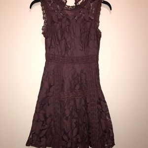 Purple Lace Dress